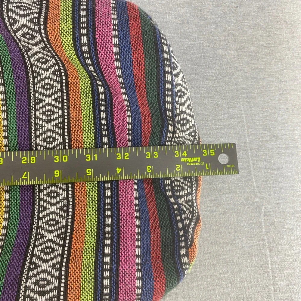 Bohemian Hobo Crossbody Tribal Stripe Shoulder Bag Zip‎ Closure Inside Pocket